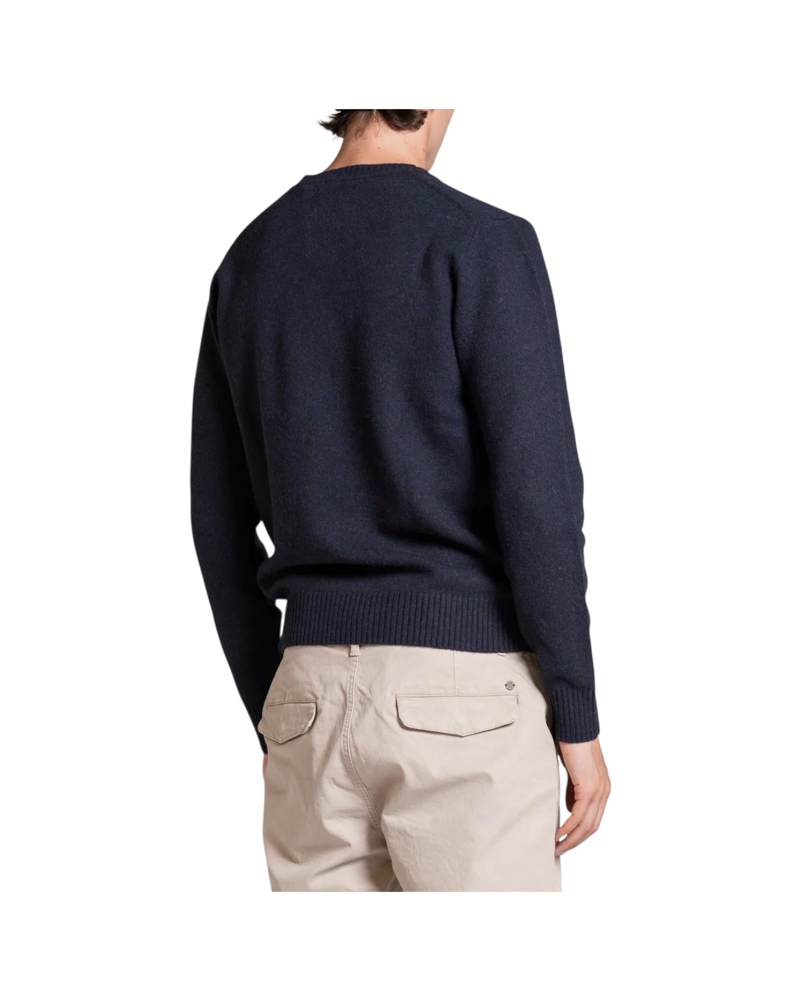 Maglione in lana Navy CHARLIE WN8C01 IMPURE 
