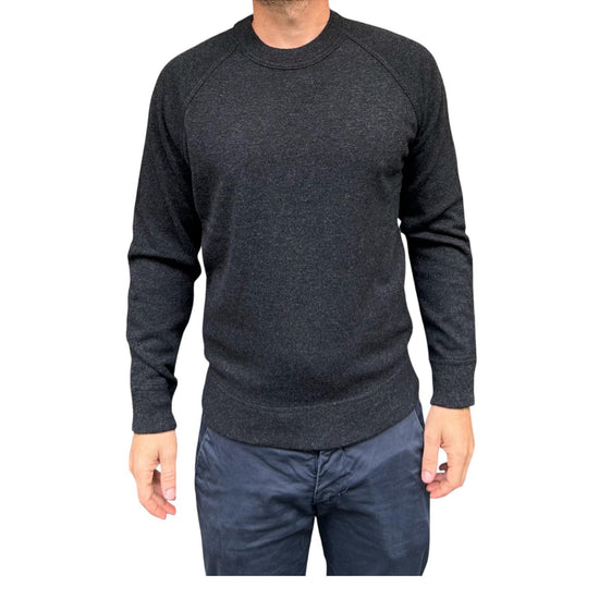 Maglione taglio felpa Dark grey W9009 DARK GREY BL'KER 