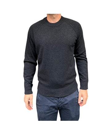 Maglione taglio felpa Dark grey W9009 DARK GREY BL'KER 