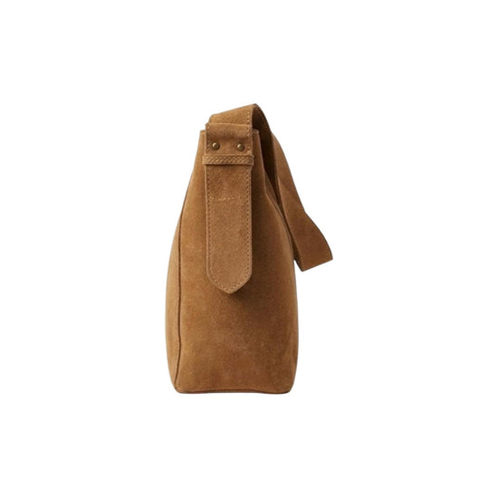 Secchiello in vera pelle scamosciata Kaki XAB0060 KAKI VICOLO 