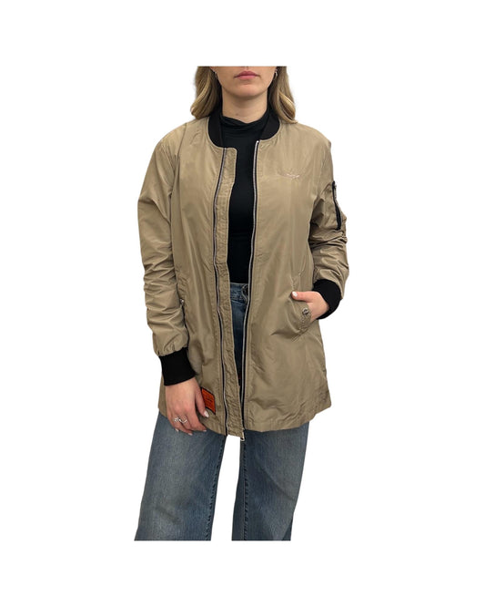 Giubbino Bomber Taupe media lunghezza BWMA103B6 TAUPE BOMBERS ORIGINAL 