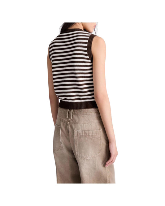 Gilet in cotone e seta Marrone GESTRO 001 MARELLA 