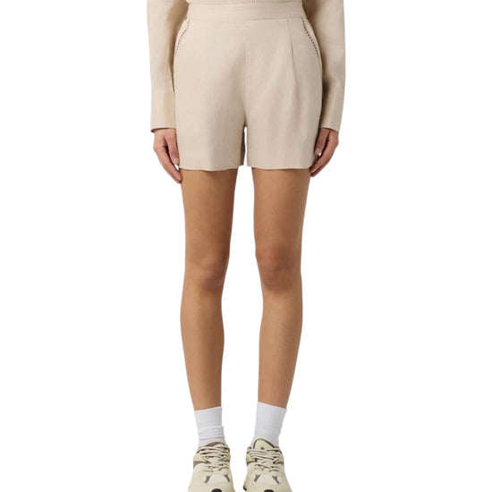 Short Amani in lino Beige AMN0001 08196L MC2 SAINT BARTH 