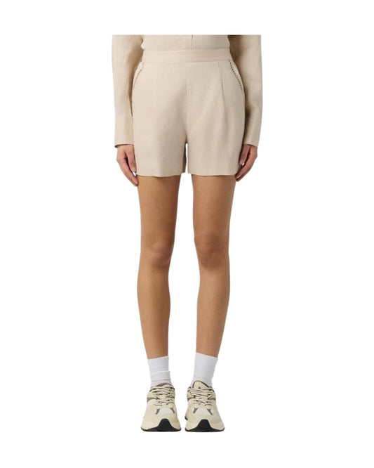 Short Amani in lino Beige AMN0001 08196L MC2 SAINT BARTH 