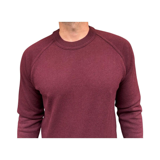 Maglione taglio felpa Burgundy W9009 BURGUNDY BL'KER 