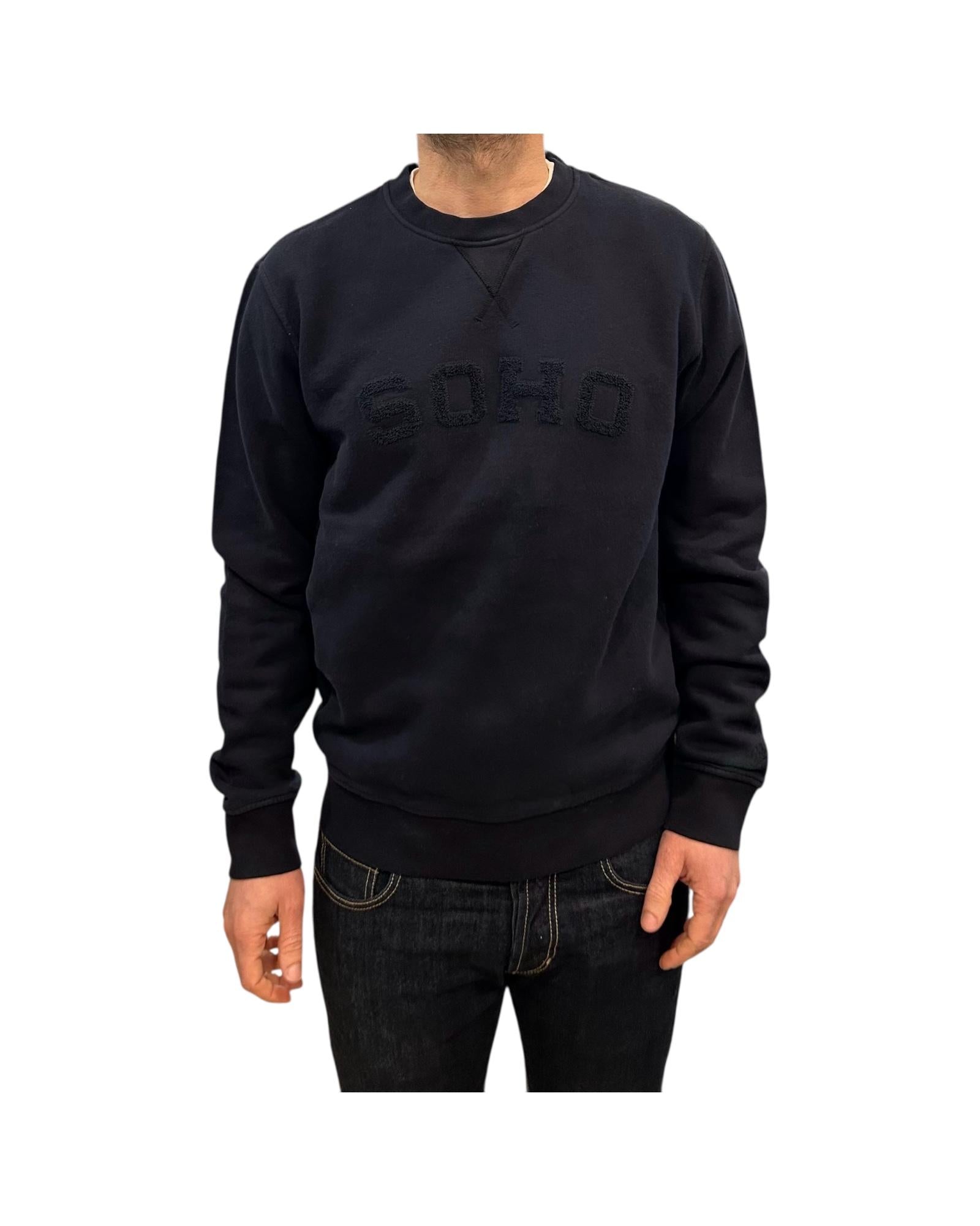 Felpa girocollo Blue navy GR4007 0019 BLUE NAVY BL'KER