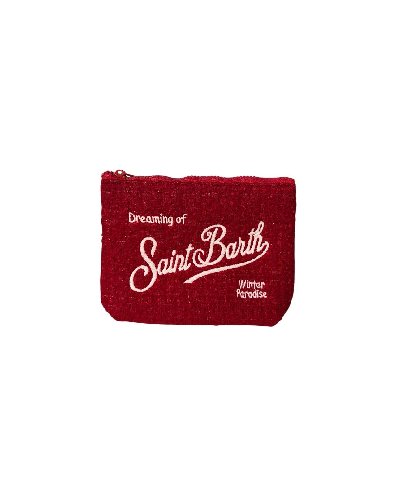 Pochette Aline Tweed rosso ALI0027 01325I MC2 SAINT BARTH 