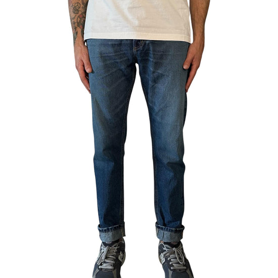 Jeans Danny regular cropped Blue denim DANNY RIGID BLUE DENIM UNIFORM 