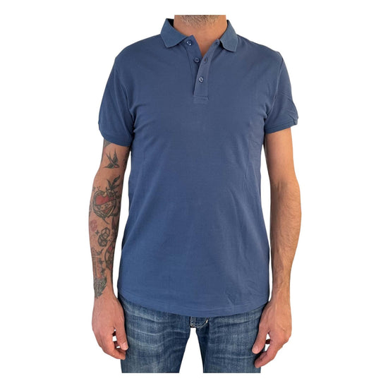 Polo in cotone Blu POLO COTONE BLU RE.VI.VAL 