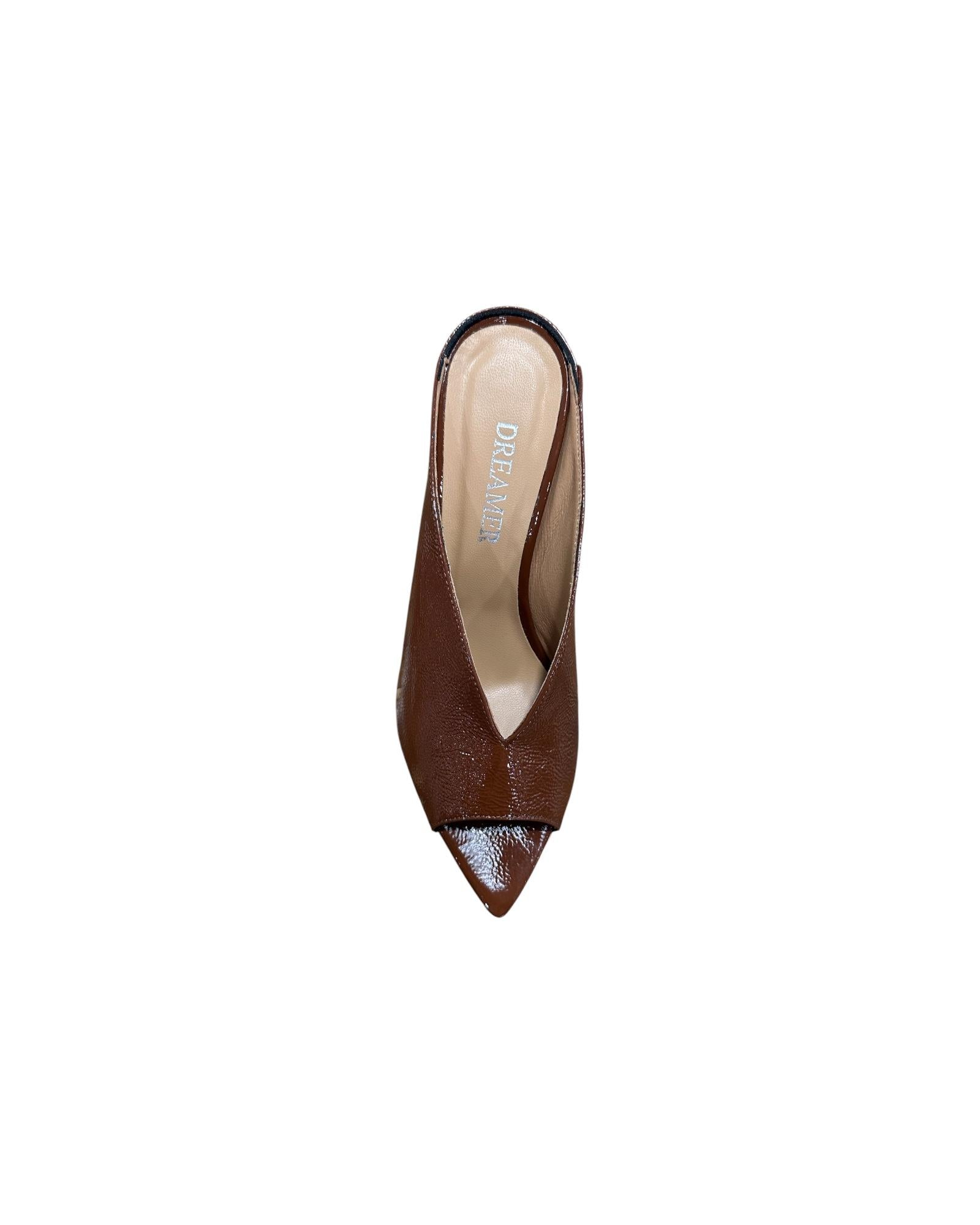 Sabot spuntato in Naplak Cuoio 698 NAPLAX CUOIO DREAMER 