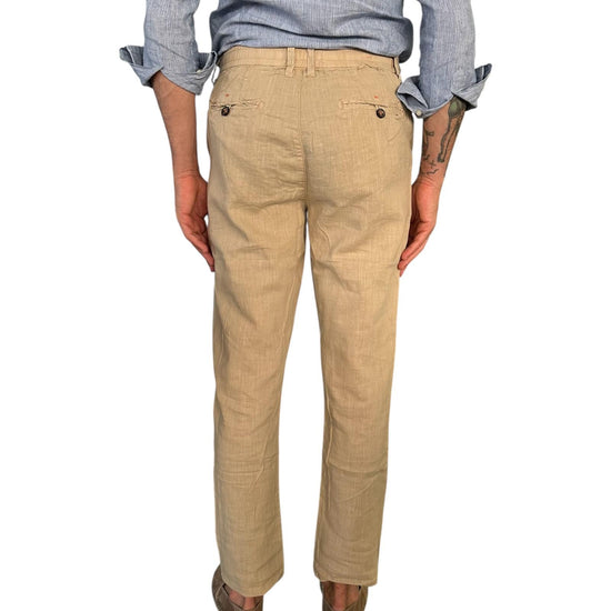 Pantalaccio misto lino Khaki GK713 KHAKI RE.VI.VAL 