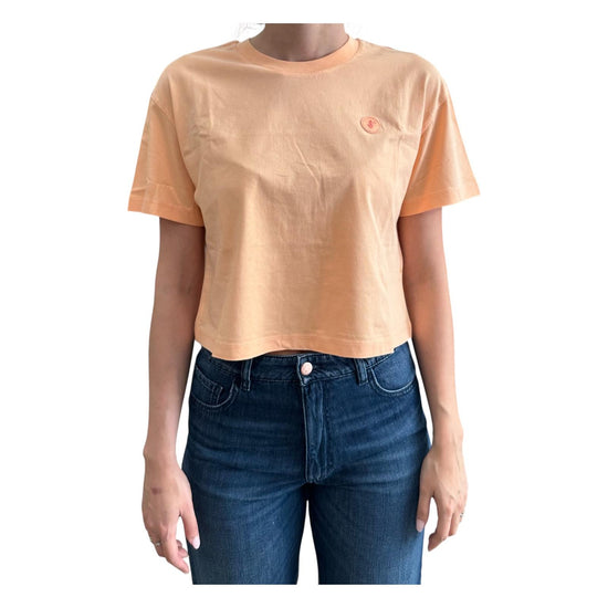 T-shirt crop Arukia arancio ARUKIA 70031 SAVE THE DUCK 