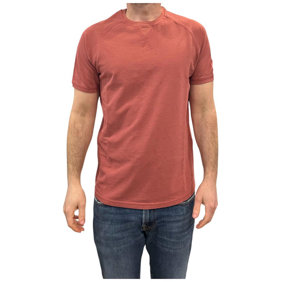 T-shirt Uomo Salem Raglan Piquet faded red 1006 03 FADED RED BL'KER 
