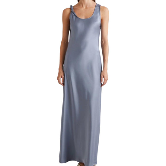 Abito con spalline in satin Carta da zucchero OVALE 001 MARELLA 