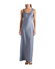 Abito con spalline in satin Carta da zucchero