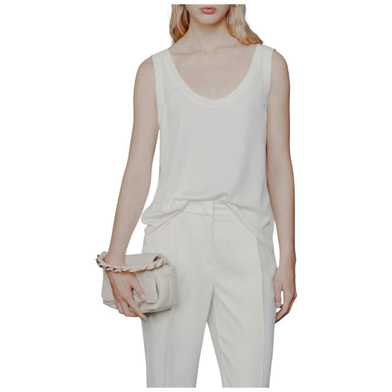 Canotta in Satin light Burro ALACRE 001 MARELLA 