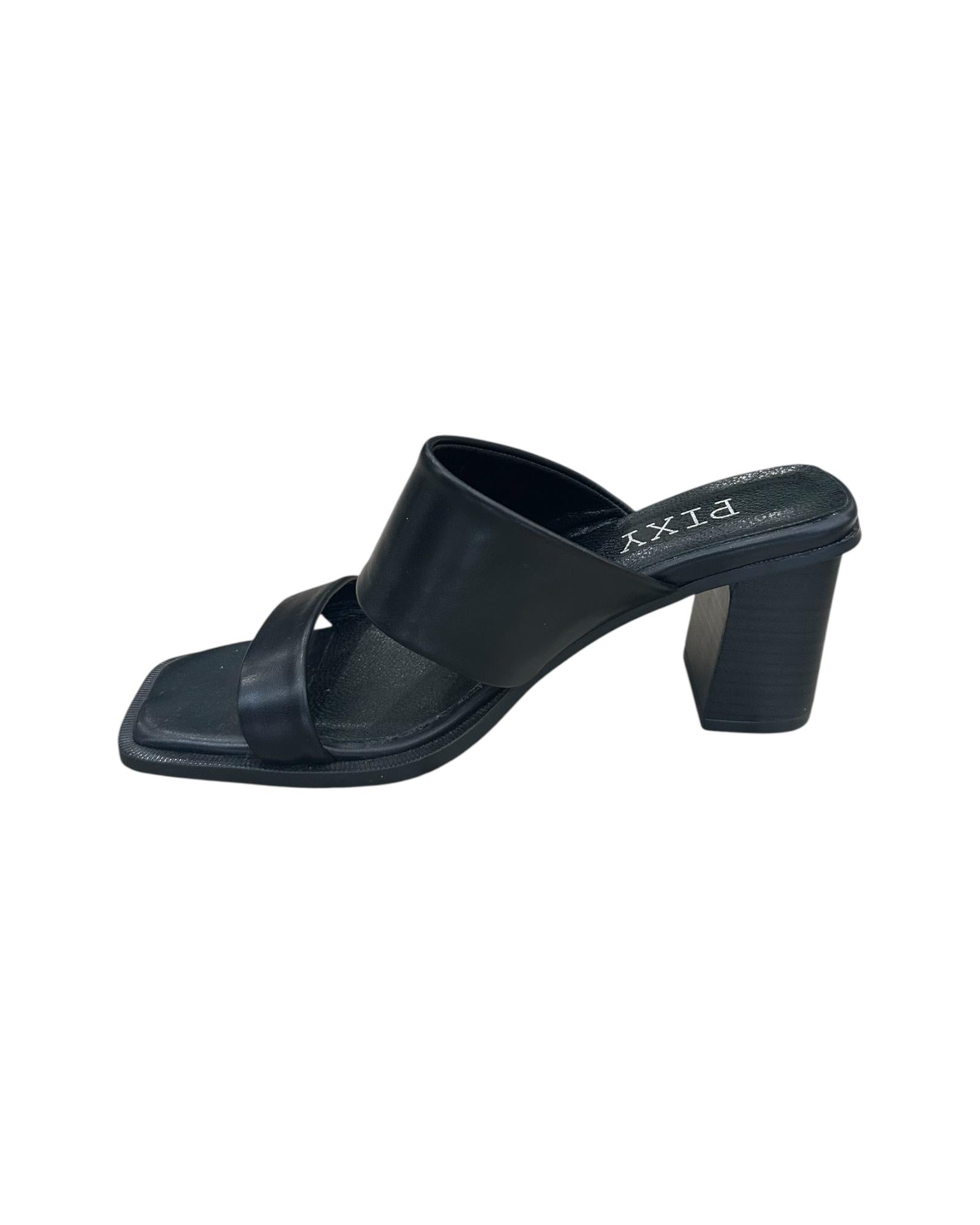 Sandalo con tacco Nero 8047 BLACK PIXY