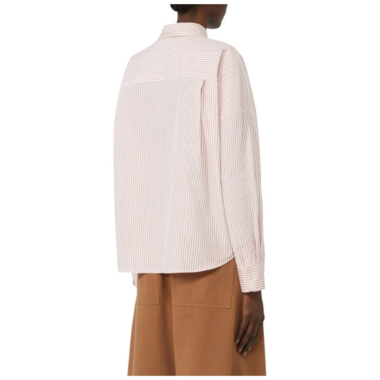 Camicia Over in cotone Rosa AUREO 051 MAX MARA WEEKEND 