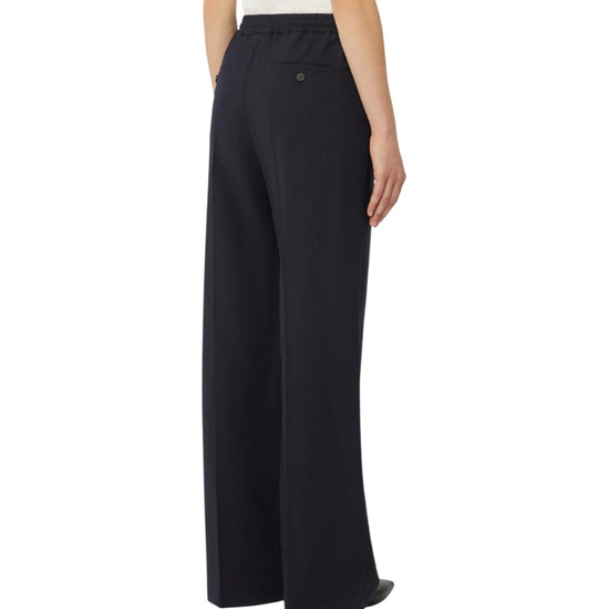 Pantalone in tela di pura lana Blu MALLO 001 MAX MARA WEEKEND 