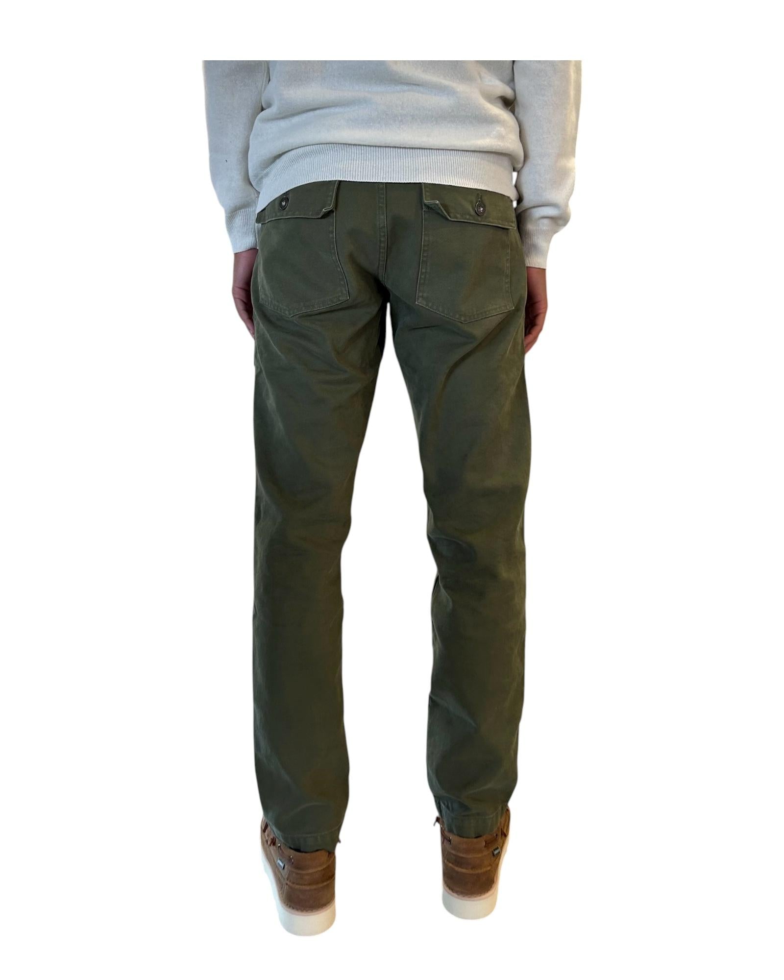 Pantalone Fatigue Degrasse Army green 006DEGRASSE ARMY GREEN CHESAPEAKE'S 