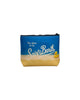 Aline clutch bag with print