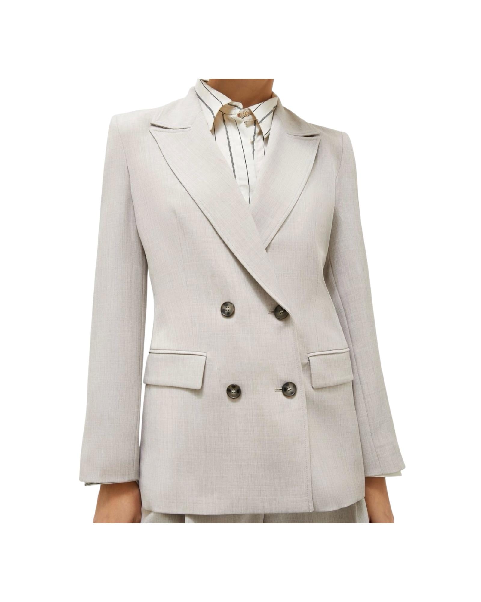 Blazer lungo  Mogol  sabbia melange MOGOL 003 MARELLA 