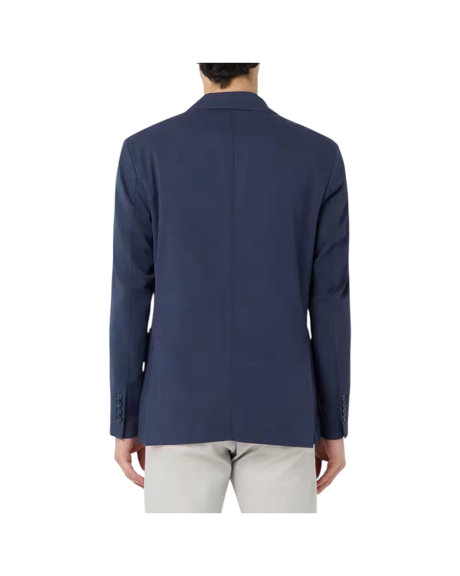 Giacca ALAN in tessuto tecnico Blue navy A322ALAN60TP605 799 AT.P.CO 