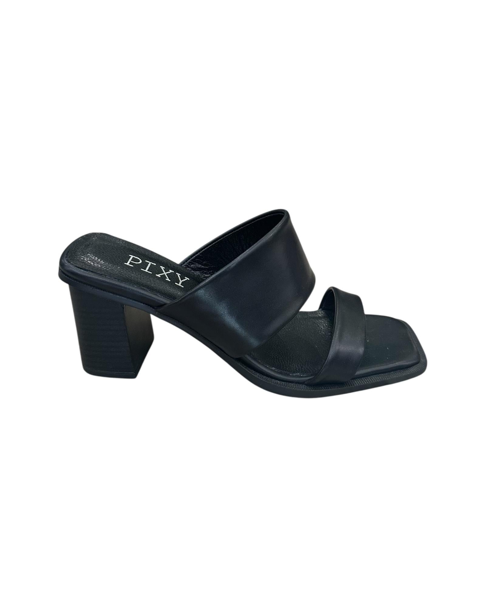Sandalo con tacco Nero 8047 BLACK PIXY 