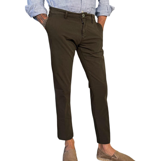 Pantalone Soho Popeline Army 002 SOHO POPELINE ARMY MODFITTERS 