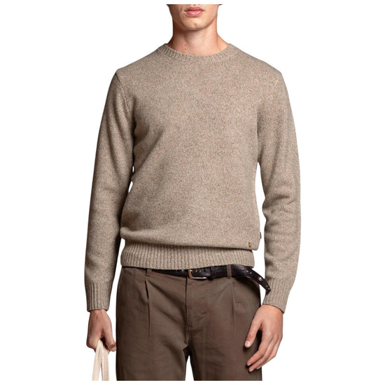 Maglione in moulinè Beige DUKE WN7C51 IMPURE 