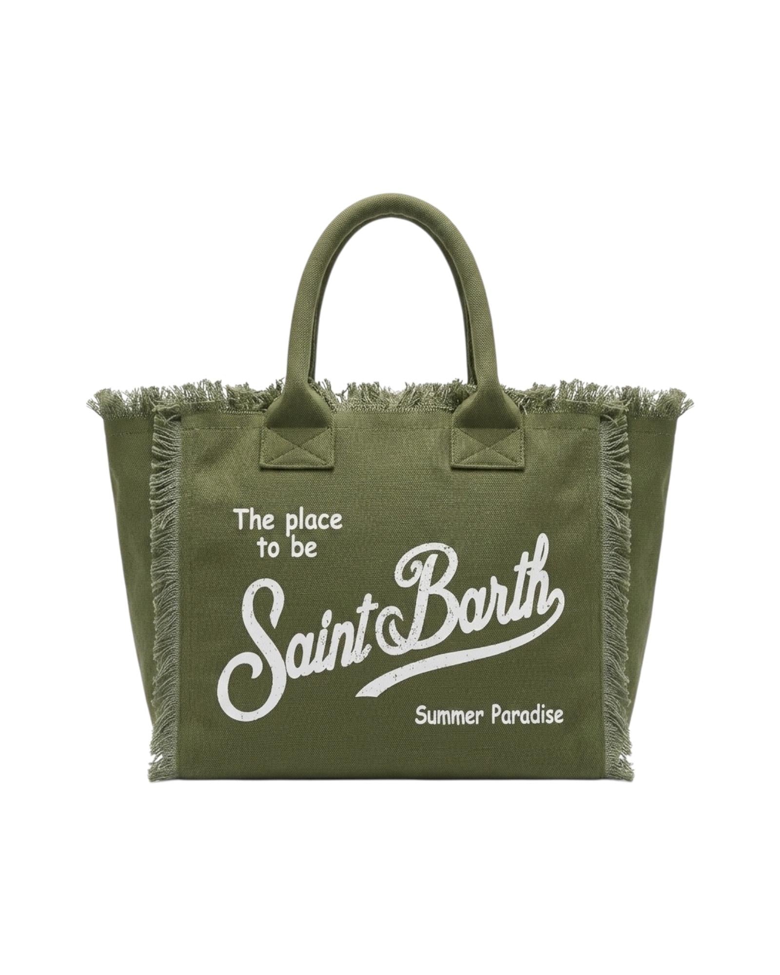 Borsa Vanity in canvas Militare VANI001 00099L MC2 SAINT BARTH 