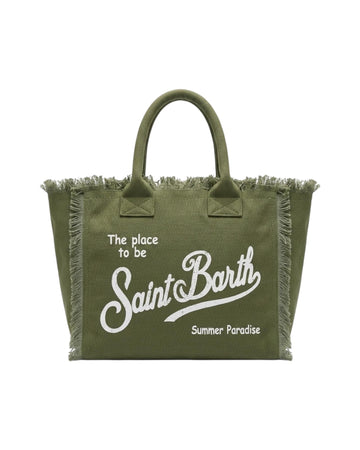 Borsa Vanity in canvas Militare VANI001 00099L MC2 SAINT BARTH 