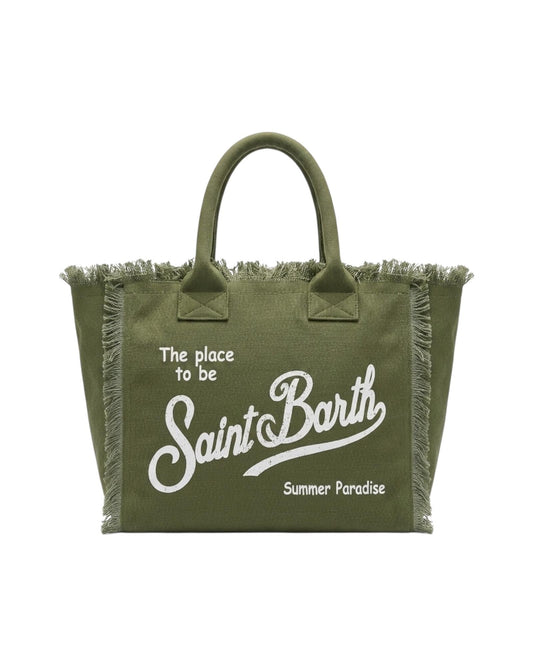 Borsa Vanity in canvas Militare VANI001 00099L MC2 SAINT BARTH 