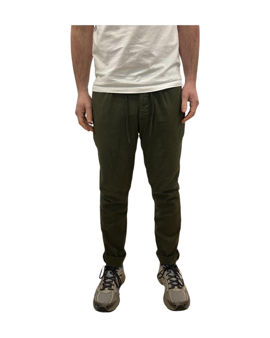 Pantalone Bristol misto lino Army 019 BRISTOL MISTO LINO OLD ARMY MODFITTERS 