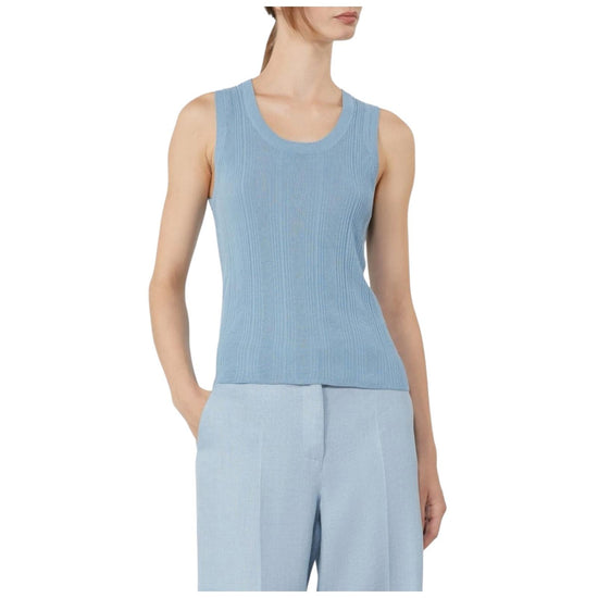 Maglia smanicata in filato di viscosa Carta da zucchero COSE 005 MAX MARA WEEKEND 