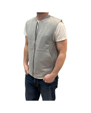 Gilet in cotone Grigio