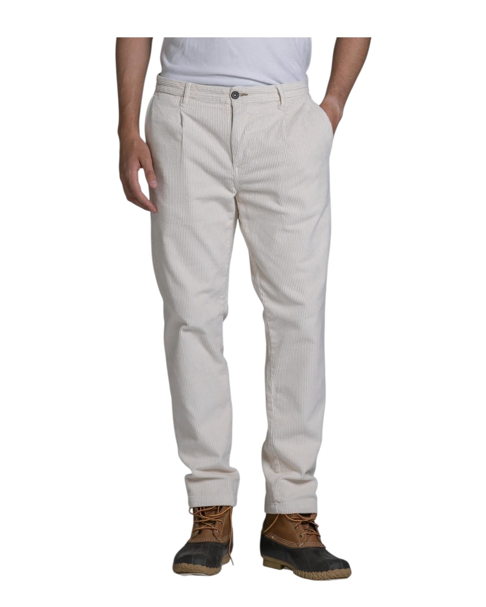 Pantalone in velluto Off white MIHARA V05C23 IMPURE 