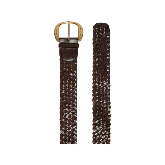 Cintura in cuoio intrecciato Testa di moro AGELO 002 MAX MARA WEEKEND 