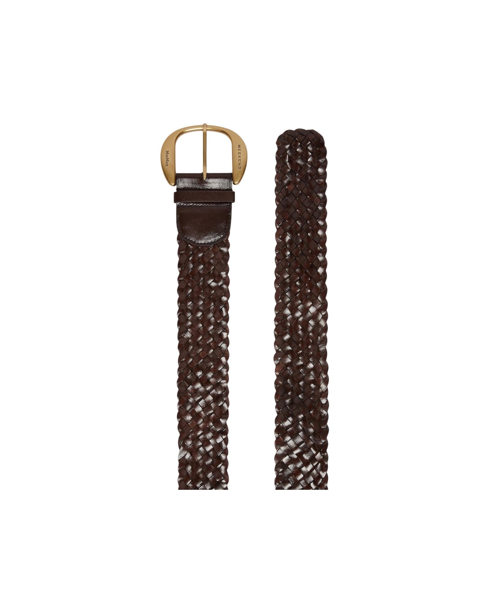 Cintura in cuoio intrecciato Testa di moro AGELO 002 MAX MARA WEEKEND 