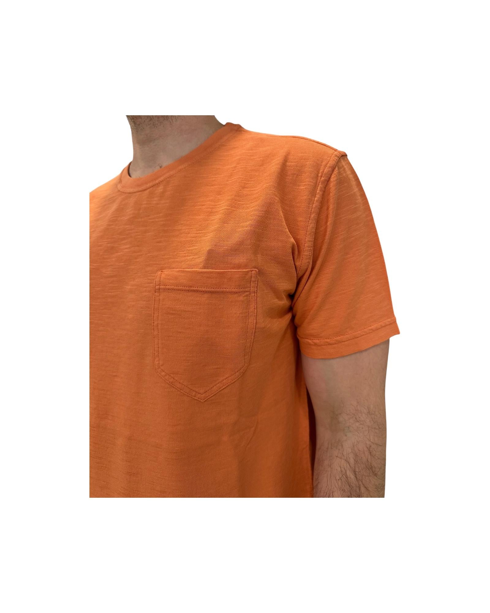 T-shirt Uomo Casco Bay Fiammata, orange. 1001 ORANGE BL'KER 