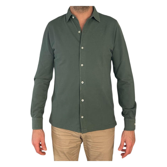 Camicia Uomo Portland Piquet Green 6502 GREEN BL'KER 