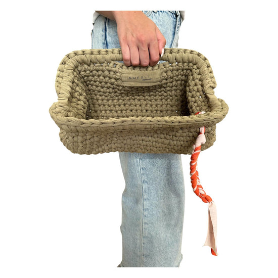 Clutch Bag Sofa grande Verde militare SOFA VERDE MILITARE SOFALI' 