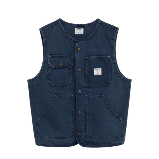 Gilet in canvas Blue RRW004CN070111 C0374 ROY ROGER'S 