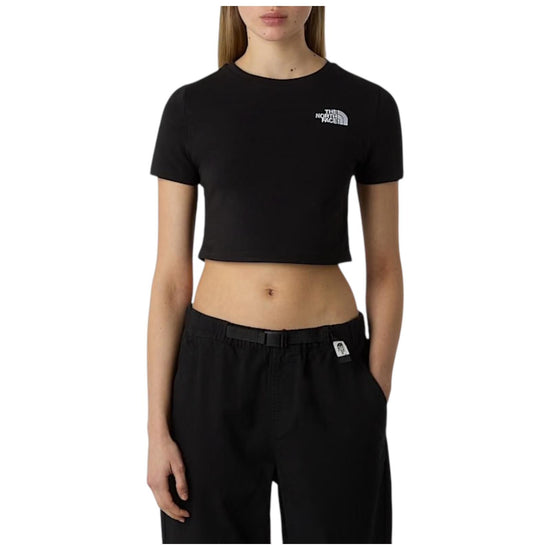 T-shirt corta in vita Black SS TEE T-SHIRT BLACK THE NORTH FACE 