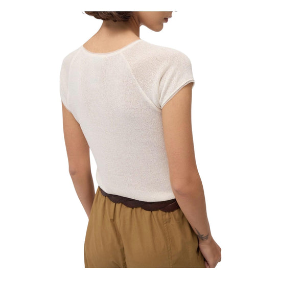 Maglia in viscosa Latte FSS DM8162 LATTE OTTOD'AME 