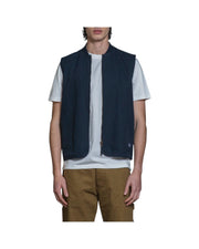 Gilet in cotone Wah Navy