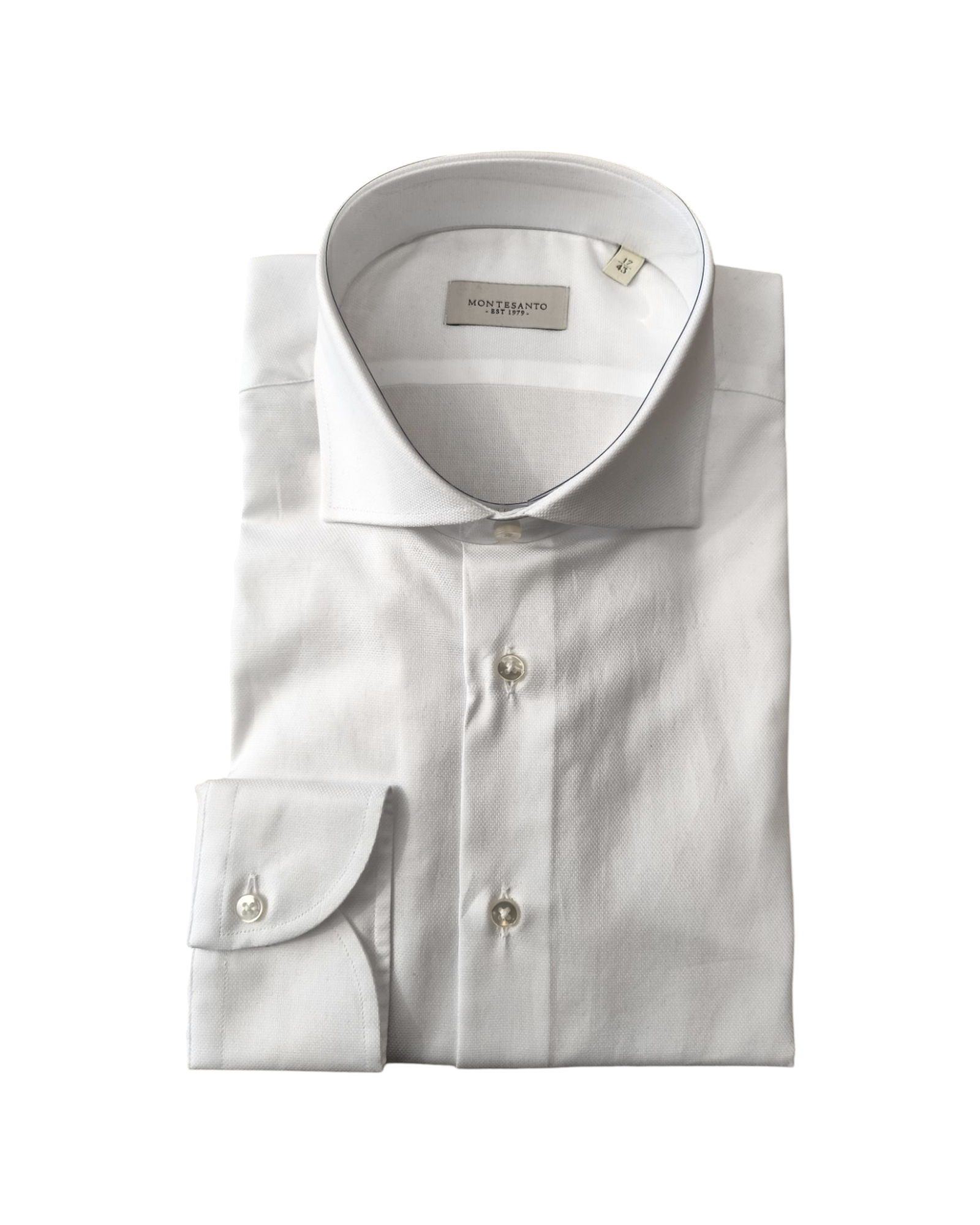 Camicia classica Uomo in cotone armaturato Bianco 2798 209 01 PORTOFIORI 
