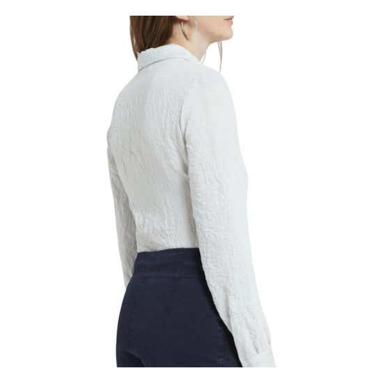 Camicia in viscosa a righe HRZ DC5121 UNICA OTTOD'AME 
