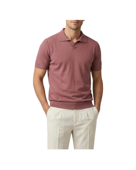 Polo senza bottoni Wine M5425 WINE +39MAsq 