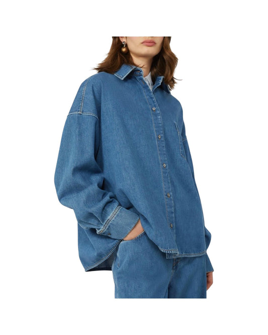 Camicia in denim di cotone FOGGIA 002 MAX MARA WEEKEND 